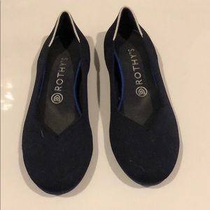 Blue Rothy Flats